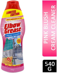 Elbow Grease Cream Cleaner Tough Stubborn Stain Remover Pink Blush 540G