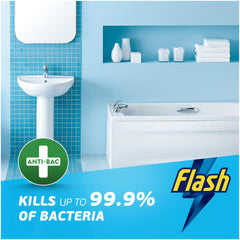 Flash Spray Wipe Done White Blossom Removes Bathroom Grime Anti-Bac Spray 800ml