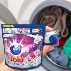 Bold Pods Laundry Detergent & Gel Lenor Fabric Conditioner Frosted Rose Bundle