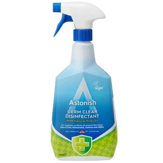 Astonish Disinfectant Cleaner Spray Bacteria Germ Killer Natural Pine Oil 750ml