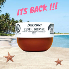 Babaria Exotic Bronze Tanning Jelly Coconut Intensive Deep Tan Accelerator 75ml