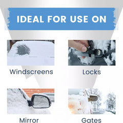 Carplan Car Window Windscreen Lock De Icer Spray Antifreeze Frost Ice 500ml
