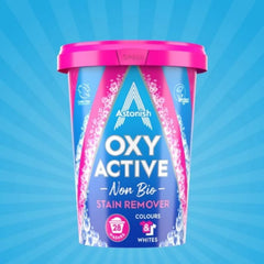 Astonish Oxy Active Non-Bio Stain Remover Colour Whites Laundry Booster 28W 625G
