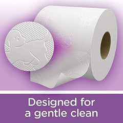 Andrex Gentle Clean Toilet Tissue Rolls Paper Sheet Soft Dermatologically Tested