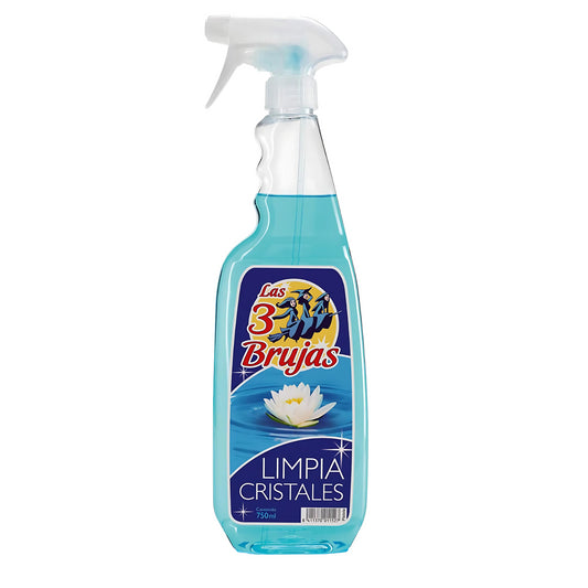 3 Witches Glass Mirror Cleaner Spray Streak Free Cleans Home Window 750ml