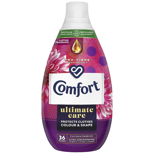 Comfort Fabric Conditioner Ultimate Care Fuchsia Passion 36 Washes 540ml