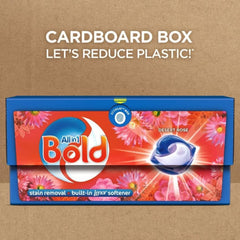 Bold All In 1 Pods Laundry Detergent Washing Stain Remover Desert Rose 25W
