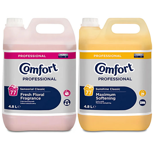 Comfort Professional Cloths Scented Fabric Softener 77 Washes 4.8L Bundle Set