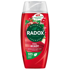 Radox Body Shower Gel Feel Ready Pomegranate & Apple Scent 225ml