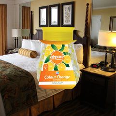Airpure Led Colour Changing Crystals Home Air Freshener Citrus Zing Fragrance