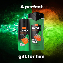 Lynx Jungle Fresh The Sidekick Body Wash & Spray Duo Gift Set For Him