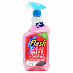 Flash Spray Wipe Done Anti Bac Kitchen Bathroom Wild Berries Scent Cleaner 800ml