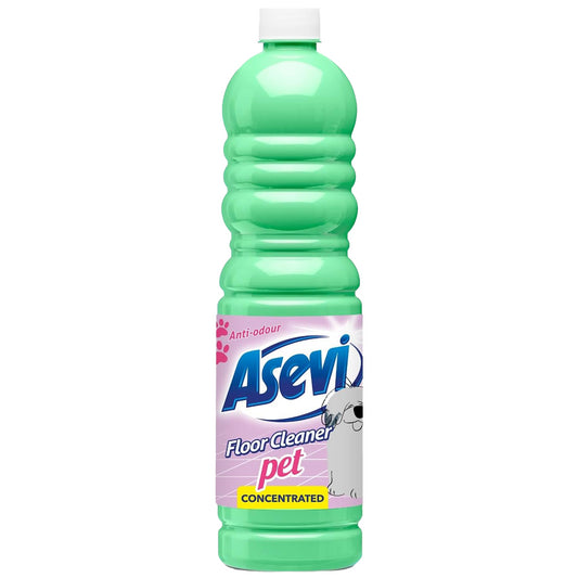 Asevi Concentrated Hard Floor Cleaner Liquid Dirt Remover Pet 1L