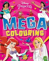Disney Princess Mega Colouring Book Favourite Characters For Kids Boys Girls