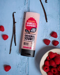 Original Source Body Shower Gel Creamy Vanilla & Raspberry Natural Scent 250ml