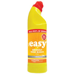 Easy Seriously Thick Bleach Citrus Bathroom Toilet Cleaner Germ Killer 750ml