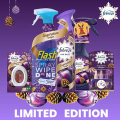 Febreze Sugarplum Delight Home Fragrance Air Mist Plug Refill Flash Spray Bundle