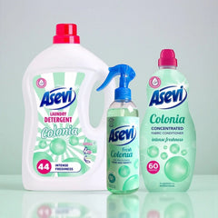 Asevi Spanish Cleaning Products Bundle Colonia Fabric Conditioner Laundry Detergent