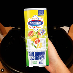 Neutradol Dust Bin Freshener Odour Destroyer Powder Citrus Fresh Fragrance 350G