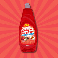 Elbow Grease Washing Up Liquid Kitchen Dish Grease Cleaner Apple Cinnamon 600ml