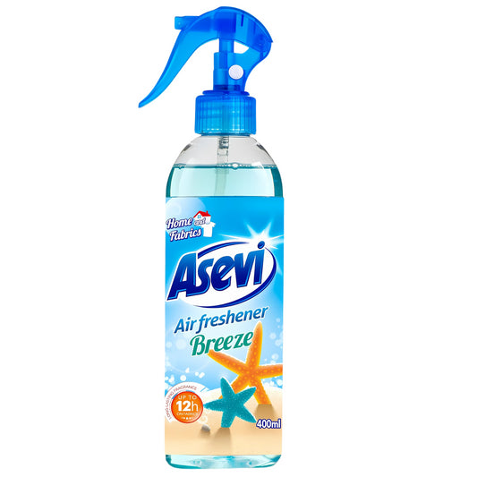 Asevi Home Room Air And Fabric Freshener Breeze Long Last Fragrance Spray 400ml