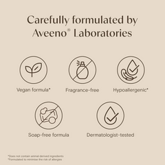 Aveeno Skin Relief Moisturising Body Wash 500ml Soothes Very Dry Skin Unscented
