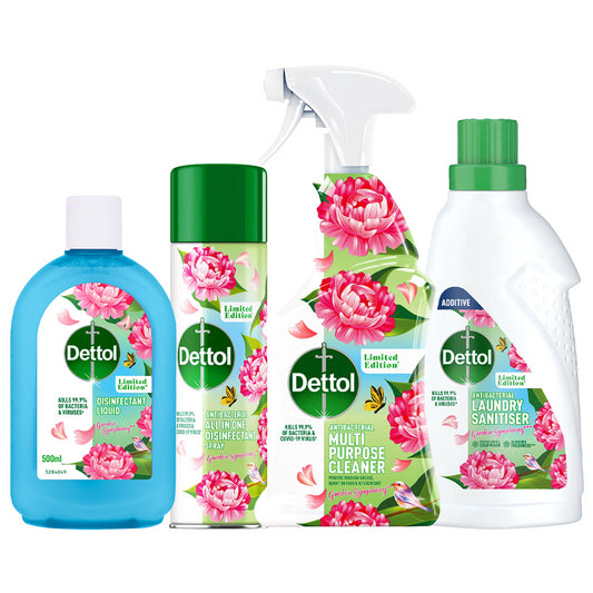 Dettol Garden Symphony Bundle Set Limited Edition Multi Purpose Cleaner