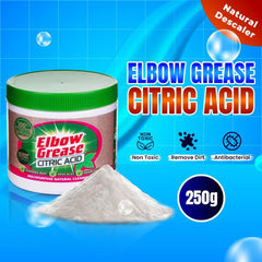 Elbow Grease Citric Acid Multi Purpose Cleaner Descale Degreaser 250G