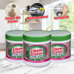 Elbow Grease Citric Acid Multi Purpose Cleaner Descale Degreaser 250G