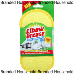 Elbow Grease Cleaning Scrubbing Pad Non Scratch Removes Tough Stains Stubborn
