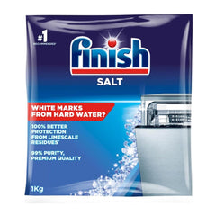 Finish Dishwasher Salt White Marks 100% Better Protection Limescale Residues 1Kg