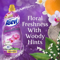 Asevi Fabric Conditioner Softener Bundle Concentrate Laundry Liquid 60W 1.32L