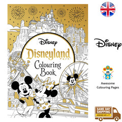 Disney Disneyland Colouring Book Favourite Characters For Kids Children Boy Girl
