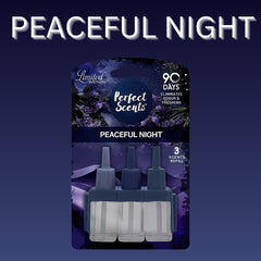 Perfect Scents 3Volution Plug in Refills Peaceful Night Home Air Fresheners 20ml