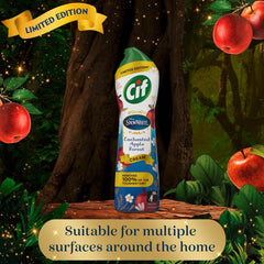 Cif Enchanted Apple Forest Snow White Cream Magical Surface Cleaning Power 500ml