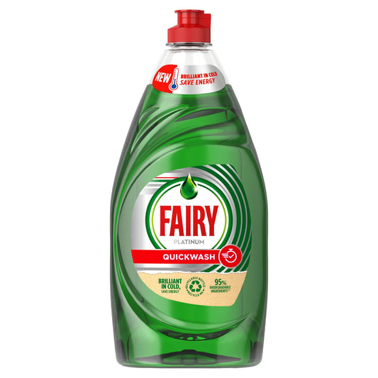 Fairy Washing Up Liquid Kitchen Dish Grease Cleaner Dirt Remover Original 820ml