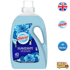 Disiclin Fabric Softener For Clothes Garments Oceanic 40 Washes 2.4L