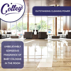 Colley Surface Floor Cleaner Liquid Dirt Remover Baby Cologne Fragrance 1.5L