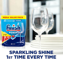 Finish Powerball Classic Dishwasher Cleaner 90 Tabs Lemon Sparkle