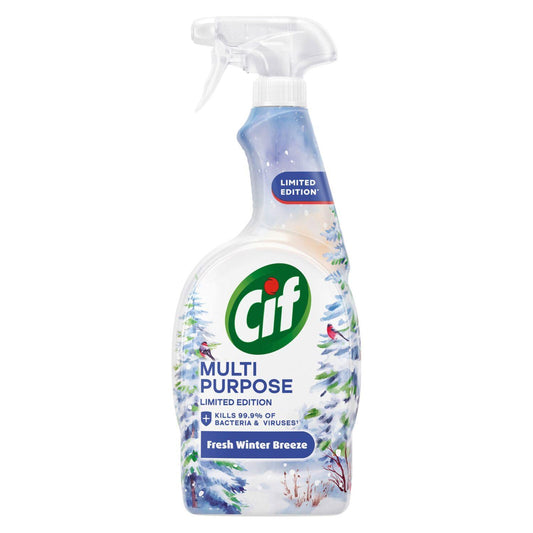 Cif Multi Purpose Fresh Winter Breeze Limited Edition Surface Clean Spray 750ml