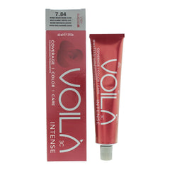 Intercosmo Voila� 3C Intense 7.84 Medium Blonde Toffee Copper Hair Colour 60ml