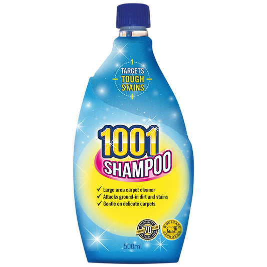 1001 Carpet Shampoo Tough Stain Remover Dirt Cleaner 500ml