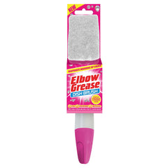 Elbow Grease Washing Up Dish Brush Sponge Liquid Dispenser Dirt Cleaner Pink