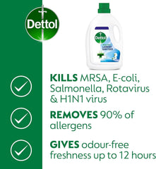 Dettol Laundry Sanitiser Antibacterial Cleanser Clothes Fabric Fresh Cotton 3L