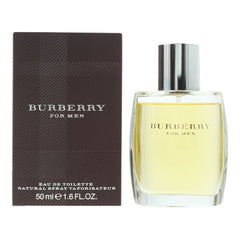 Burberry For Men Eau de Toilette 50ml Spray Mens Fragrance