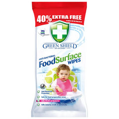Green Shield Food Surface Cleaning Wipes Dirt Cleaner 70S