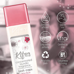 Kifra Fresh Caps Concentrated Laundry Rinse Fragrance Gentle Clothes 200ml