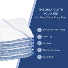 Bettina Cotton Dish Cloths 10pcs Scratch Free Cleaning Experience & Eco Friendly