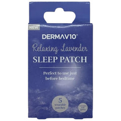 DermaV10 Relaxing Lavender Sleep Patches Adhesive Patch For Bedtime