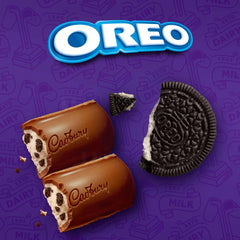 Cadbury Dairy Milk Crunchy Oreo Cookie Pieces Creamy Smooth Chocolate Bar 120G